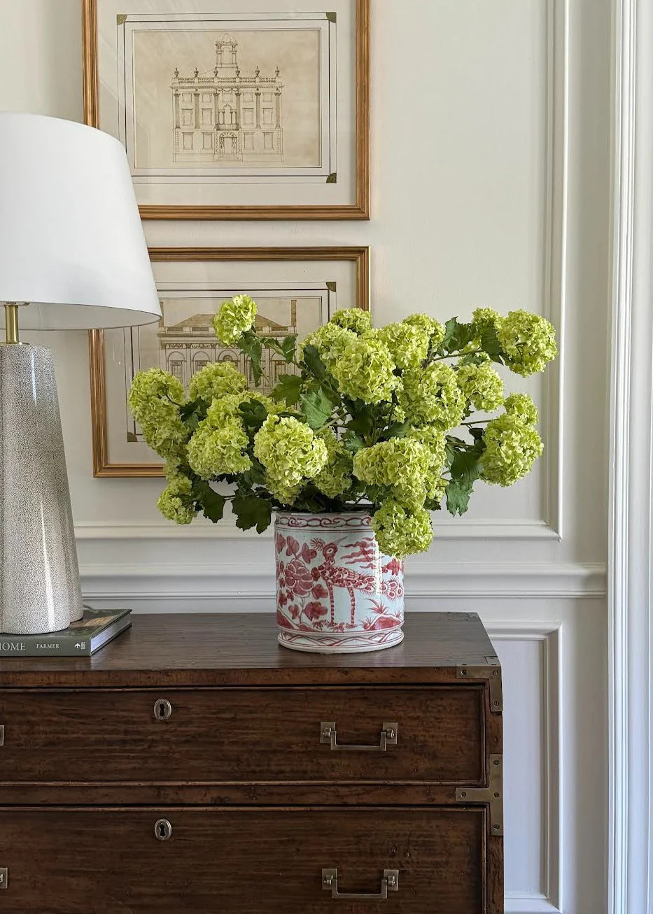 Green Snowball Fake Flowers | Nature-Inspired Faux Flowers | Afloral | Afloral