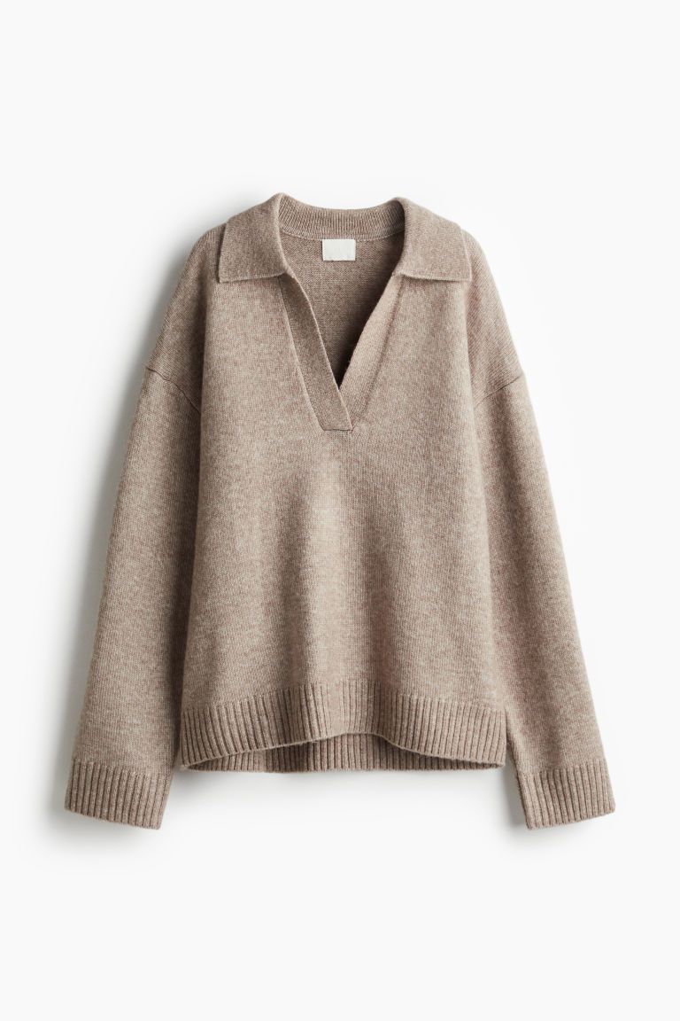 Fine-knit Collared Sweater | H&M (US + CA)