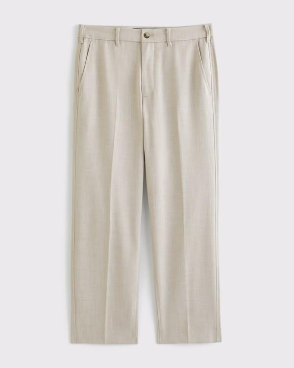 Relaxed Straight Trouser | Abercrombie & Fitch (US)