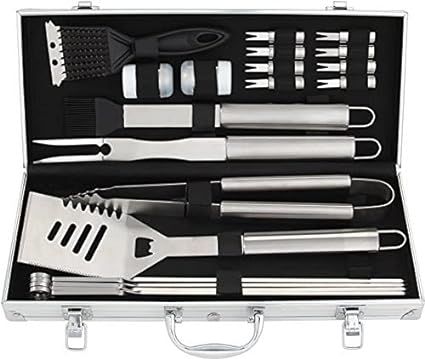 ROMANTICIST 20pc Heavy Duty BBQ Grill Tool Set in Case - The Very Best Grill Gift on Birthday Wed... | Amazon (US)