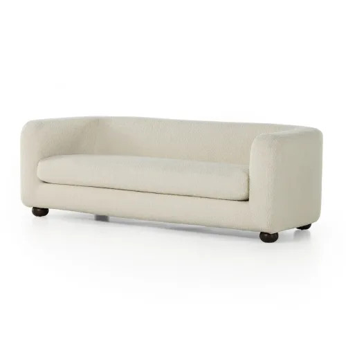Gidget Sofa 84" Sheepskin Natural | Gracious Style