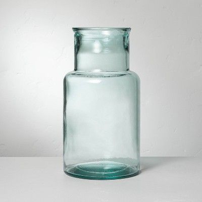 Recycled Glass Décor Cylinder Vase - Hearth & Hand™ with Magnolia | Target