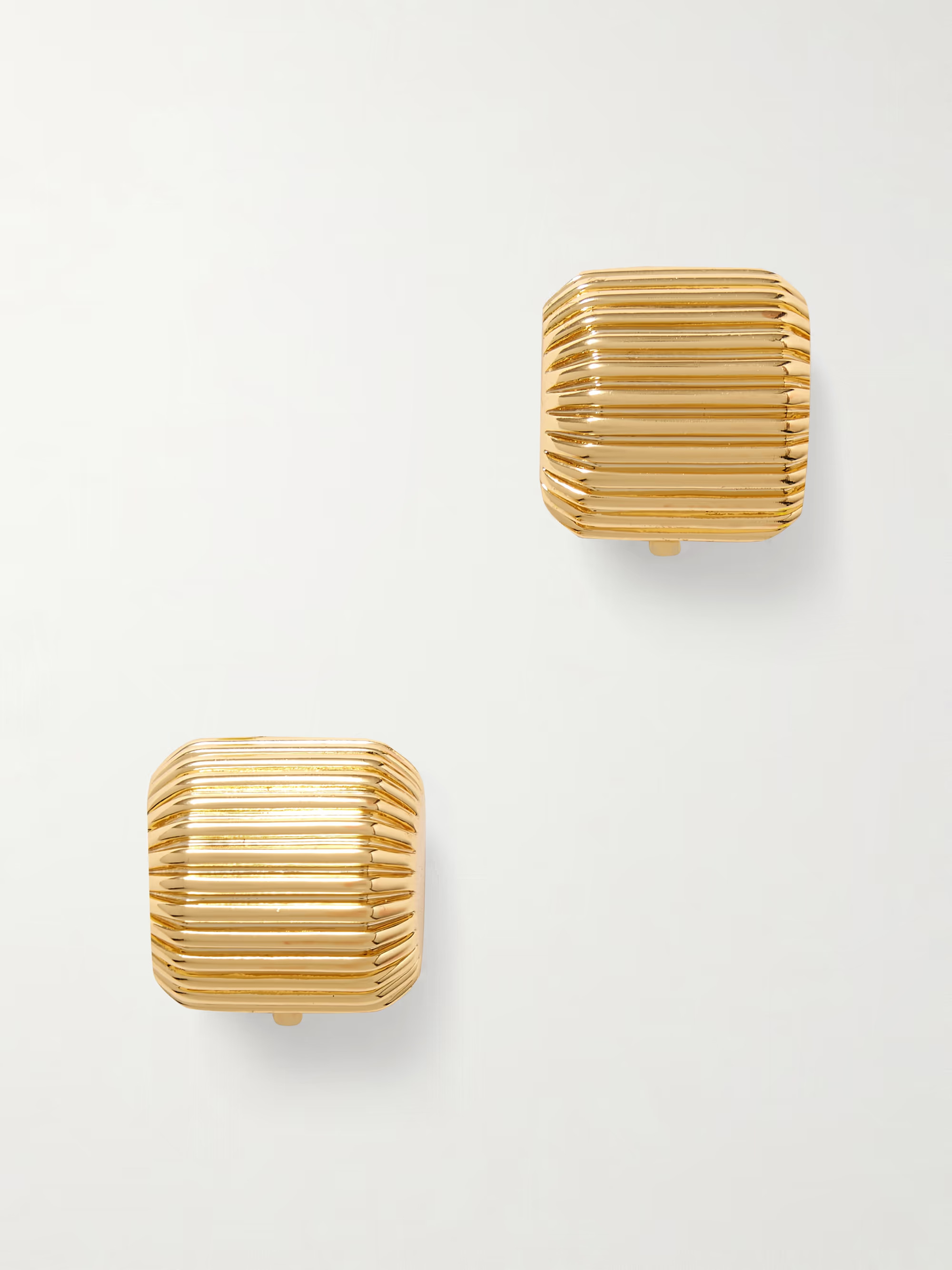 Elle gold-plated clip earrings | NET-A-PORTER (US)