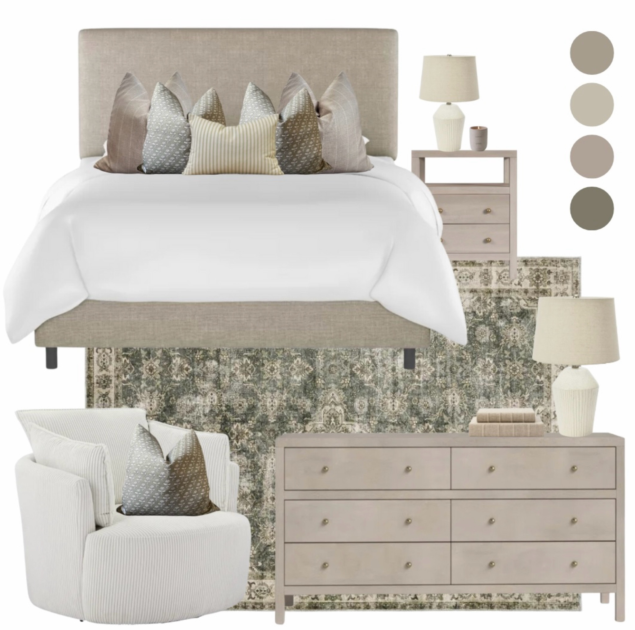 Bedroom ideas, bedroom inspiration, bedroom decor, bedroom mood board, bedroom inspo, interior decor, interior design, master bedroom, primary bedroom, upholstered bed, bedroom design, bedroom decor, bedroom interior

#LTKhome