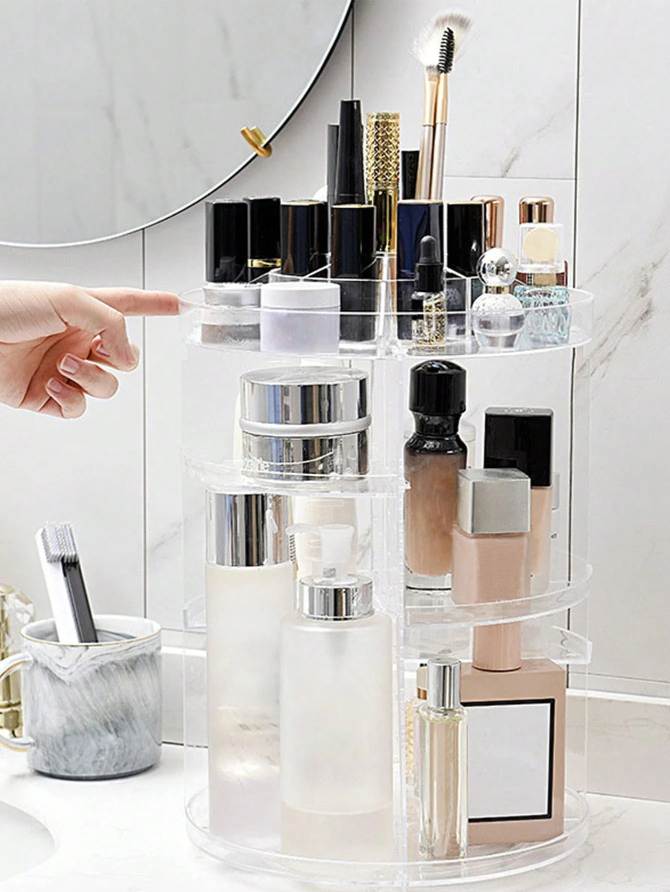 1pc Desktop Cosmetic Storage Box SKU: sb2303211122466816(2 Reviews)$21.10AddThis Sharing ButtonsS... | SHEIN