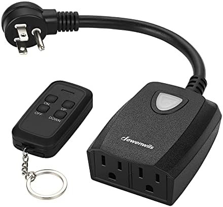 DEWENWILS Outdoor Dimmer for String Lights, Remote Control Light Dimmer Plug in, Weatherproof Dimmer | Amazon (US)