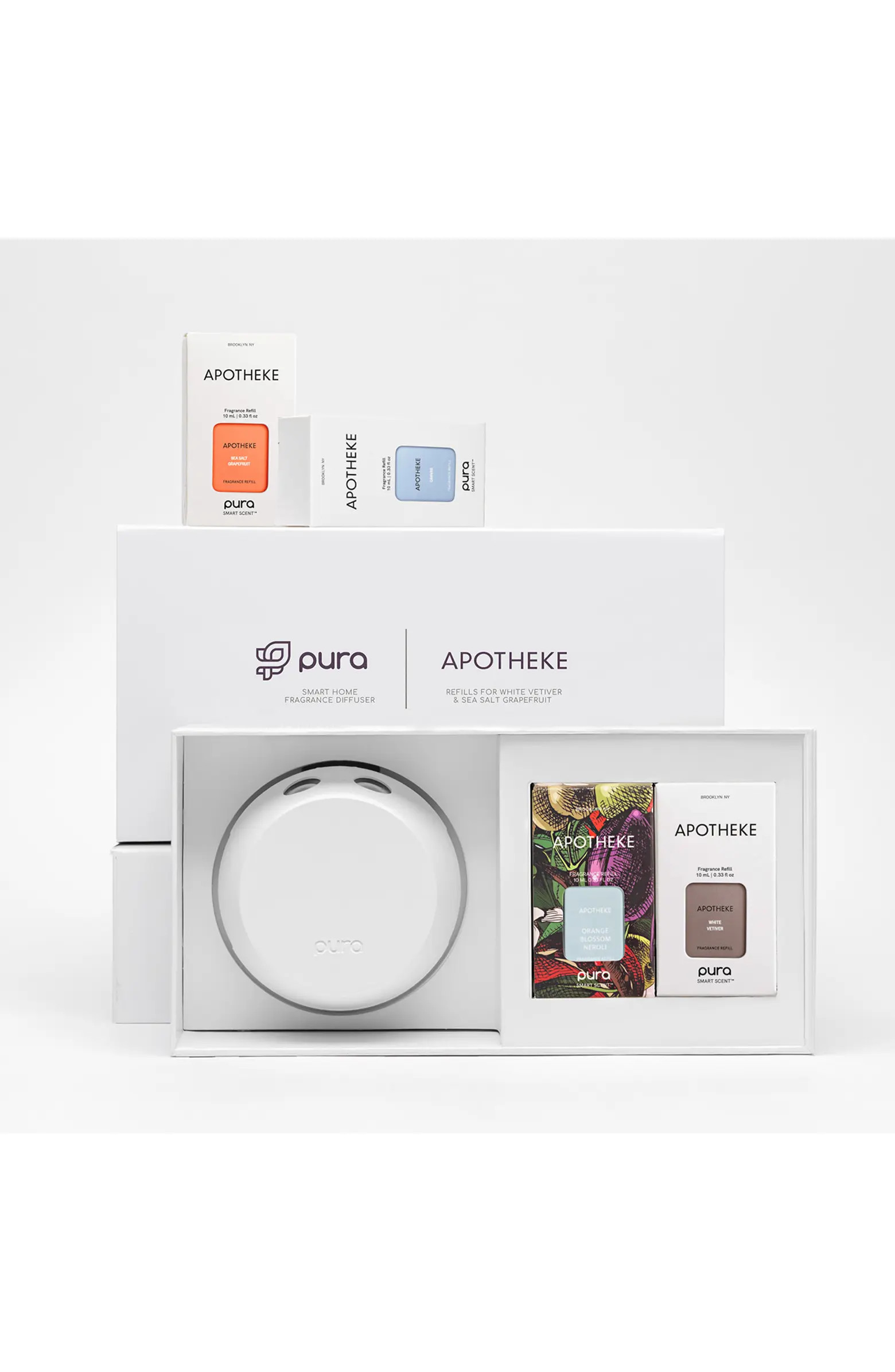 PURA x Apotheke Best Sellers & Pura 4 Smart Fragrance Diffuser & Refill Set | Nordstrom | Nordstrom