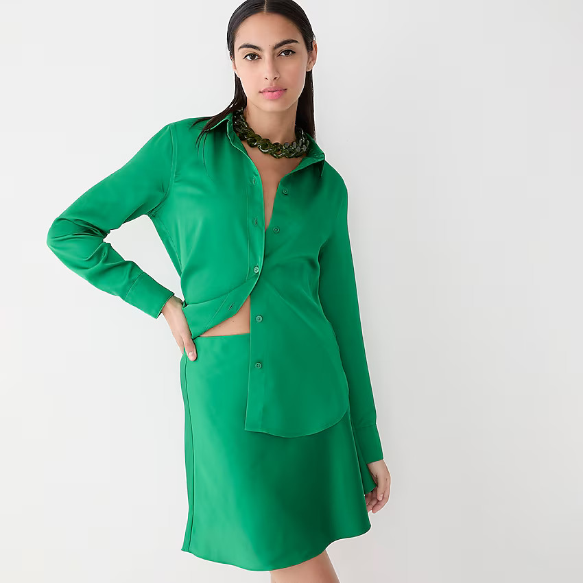 Gwen mini slip skirt | J. Crew US