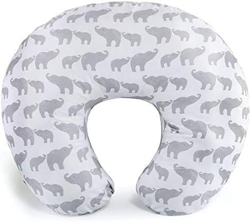 The Peanutshell Grey Elephant Nursing Pillow for Breastfeeding | Pillow & Nursing Pillow Cover fo... | Amazon (US)