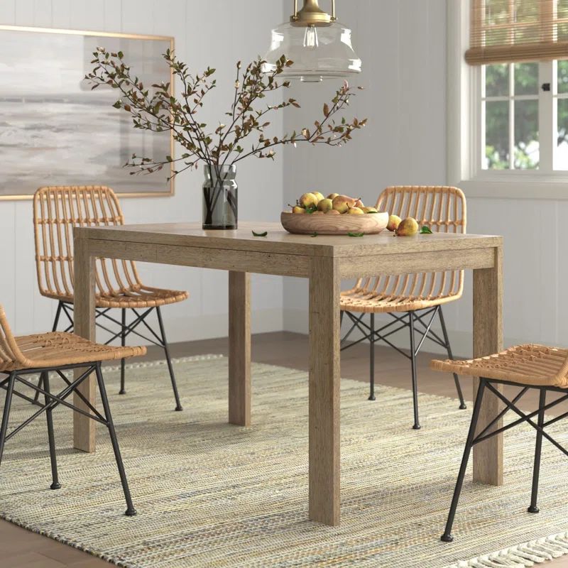 Captiva 52'' Birch Solid Wood Dining Table | Wayfair North America