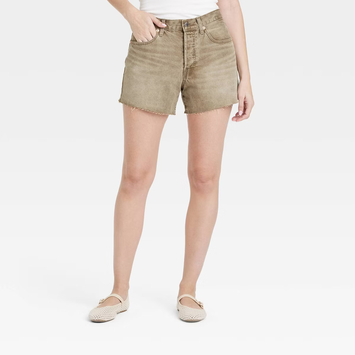 Women's Mid-Rise 90's Baggy Denim Shorts - Universal Thread™ | Target