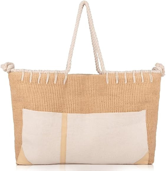 earthy co collective large Beah bag | Amazon (US)