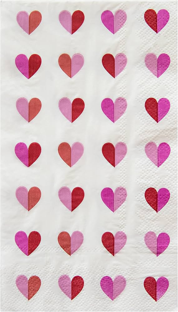 With All My Heart Guest Dinner Napkin (16 count) | Amazon (US)