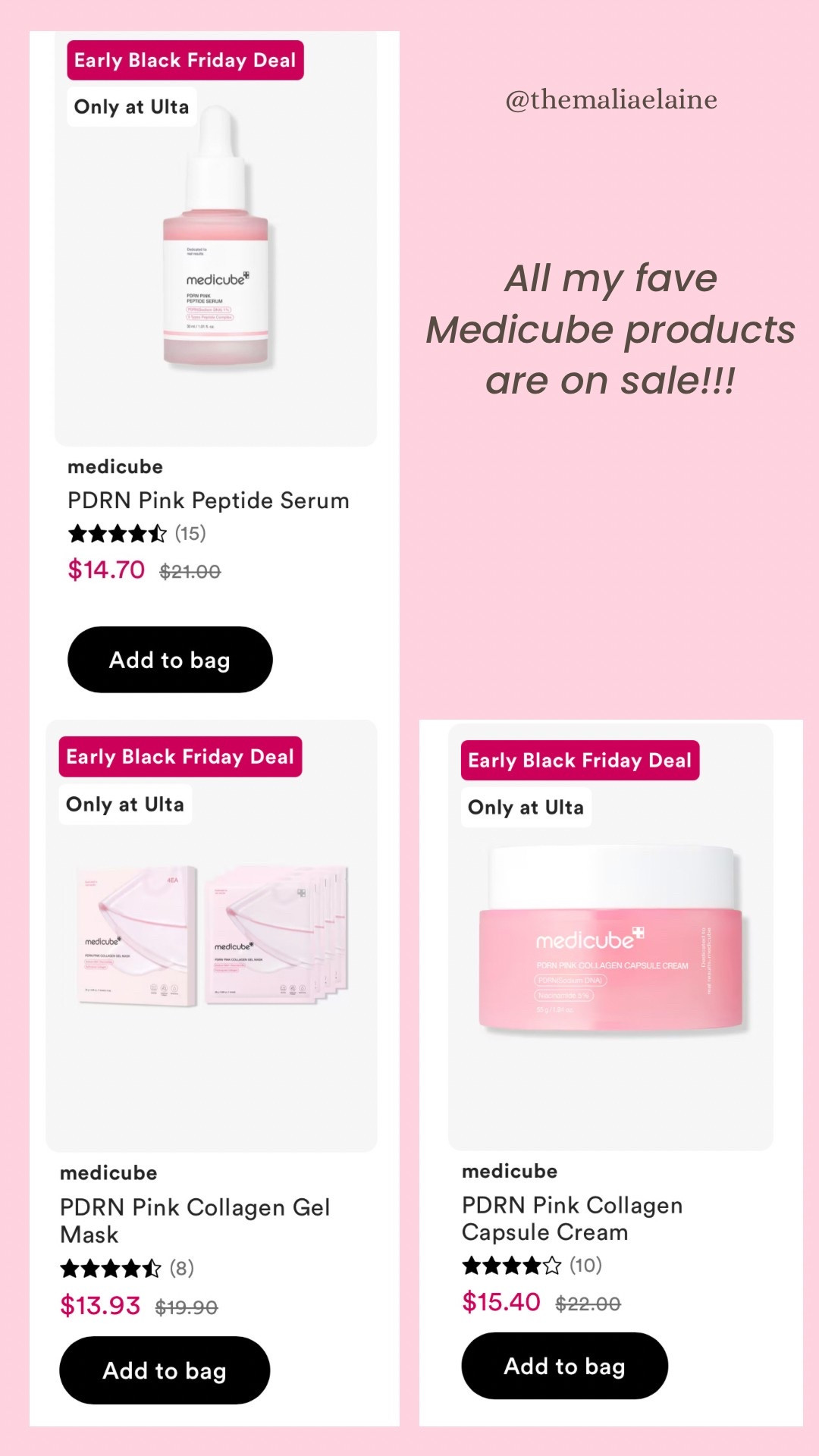 Medicube sale 

#LTKGiftGuide #LTKSaleAlert #LTKFindsUnder50