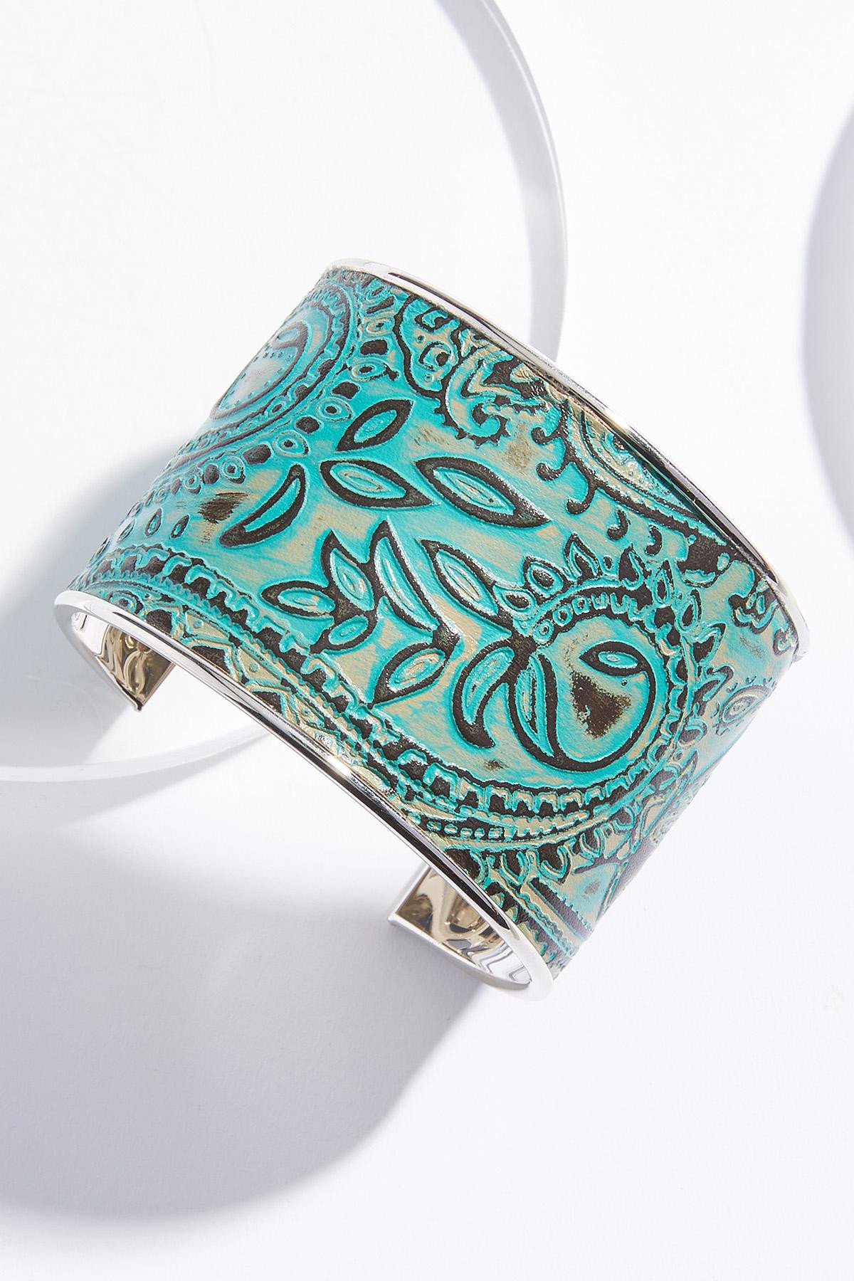 Western Tooled Cuff Bracelet | Cato Fashions