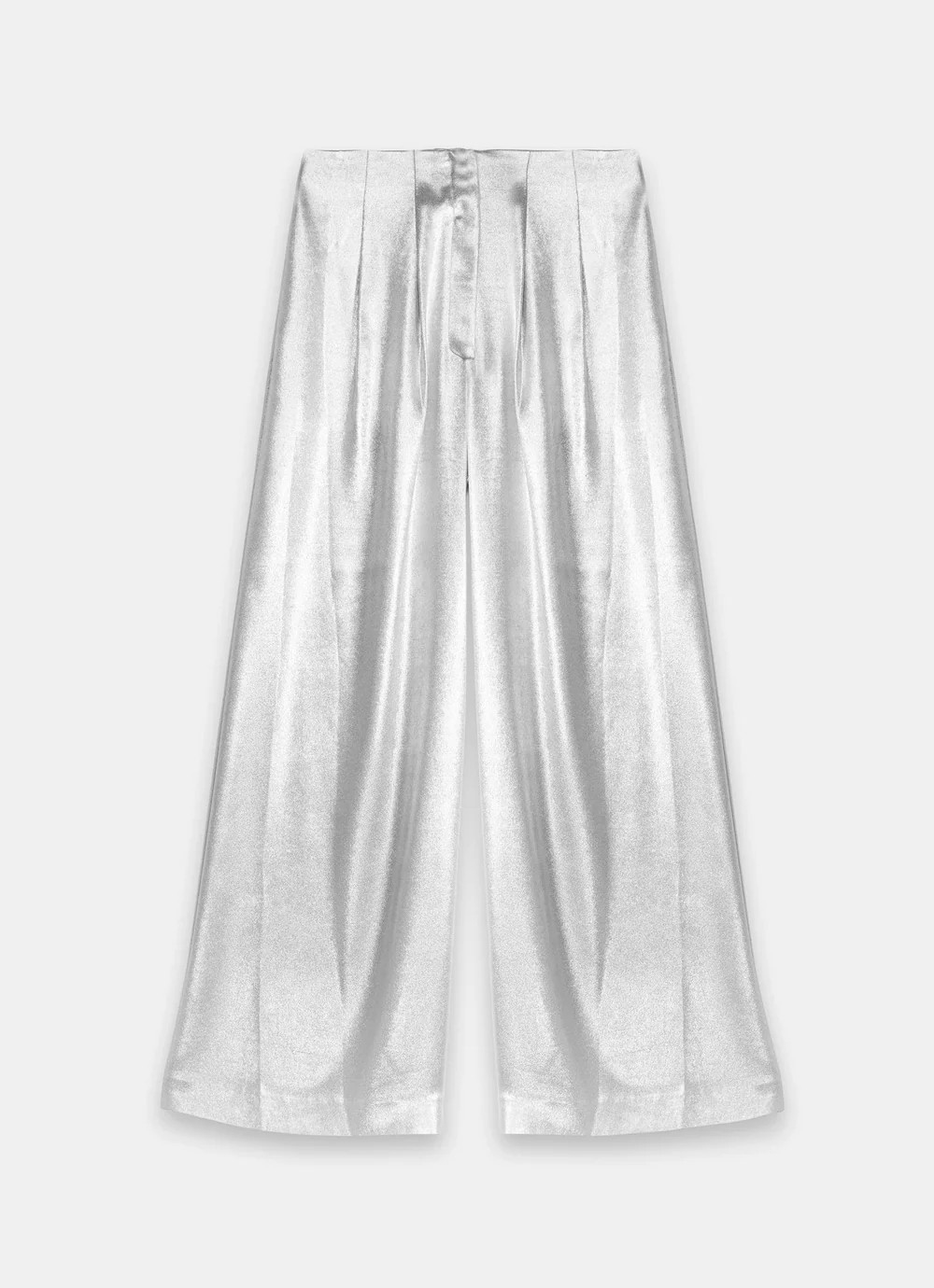Metallic Wide Leg Trousers | Mint Velvet