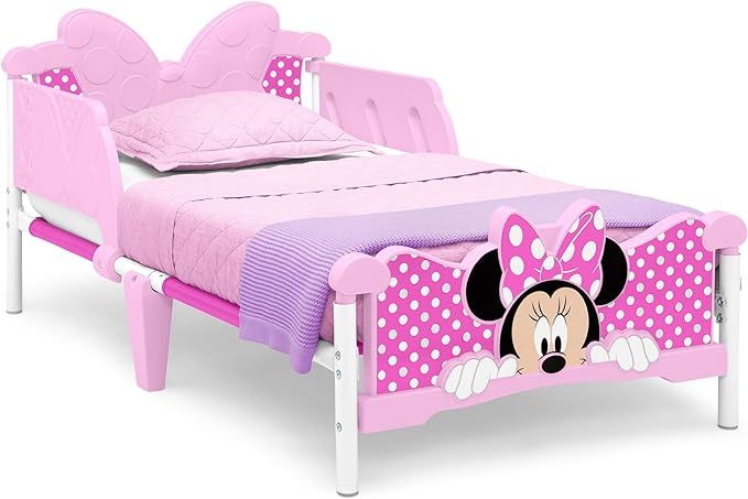 Delta Children - Minnie Mouse 3D Toddler Bed, Pink | Amazon (US)