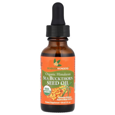 SeaBuckWonders Organic Himalayan Sea Buckthorn Seed Oil, 1 fl oz (30 ml) | Target