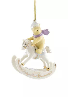 Lenox 2024 Winnie the Pooh Baby's 1st Christmas Ornament, Ivory | Belk
