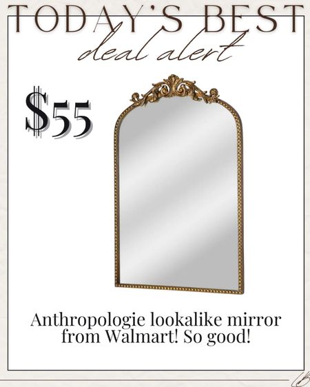Anthropologie lookalike mirror on sale for under $60!

#LTKFindsUnder50 #LTKHome #LTKSaleAlert