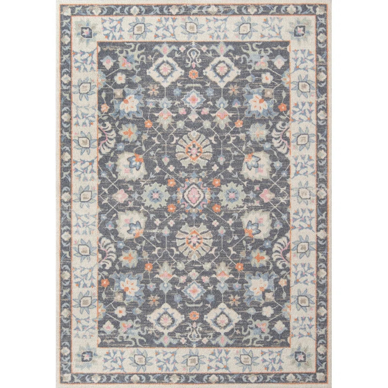 Studebaker Momeni Anatolia Charcoal Area Rug | Wayfair North America