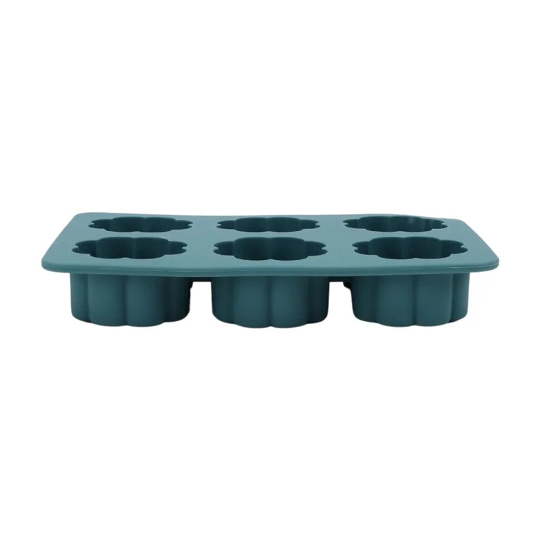 Better Homes and Gardens Blue Flower Silicone Ice Cube Mold | Walmart (US)