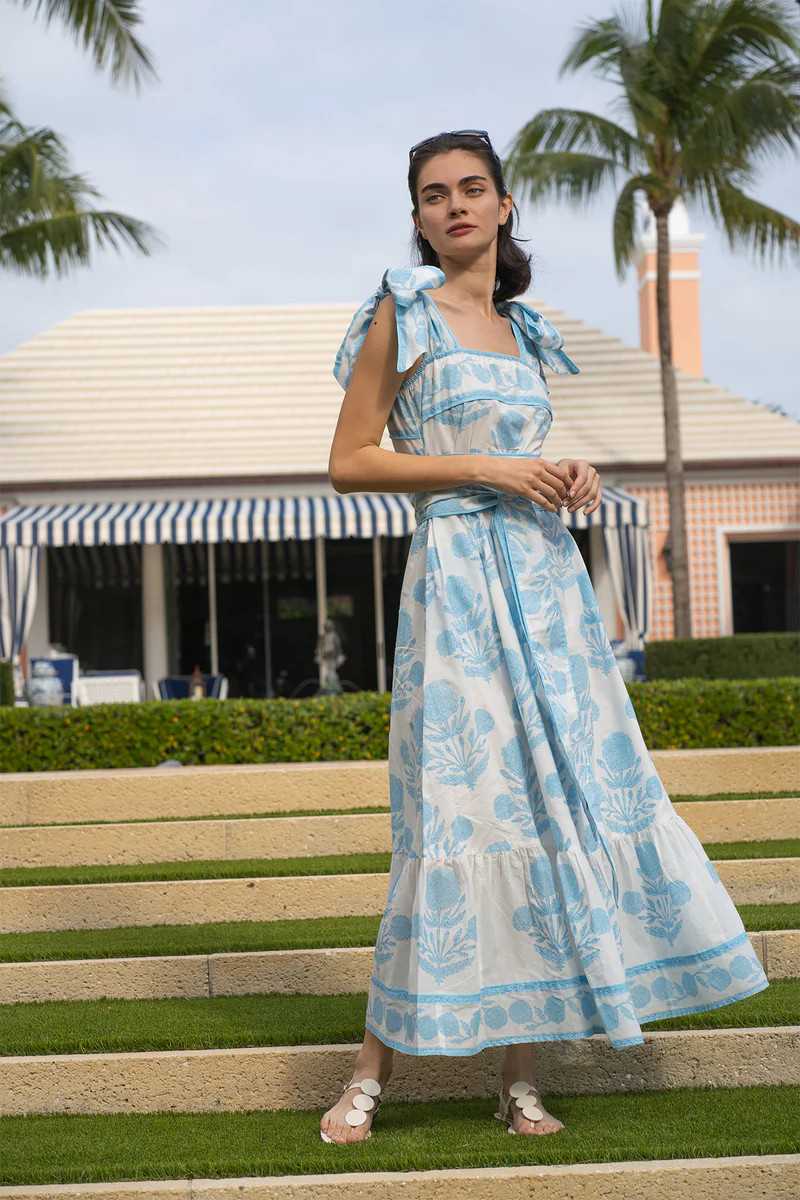 Seaside Sundress | Baby Blue SUE SARTOR Marigold | SUE SARTOR