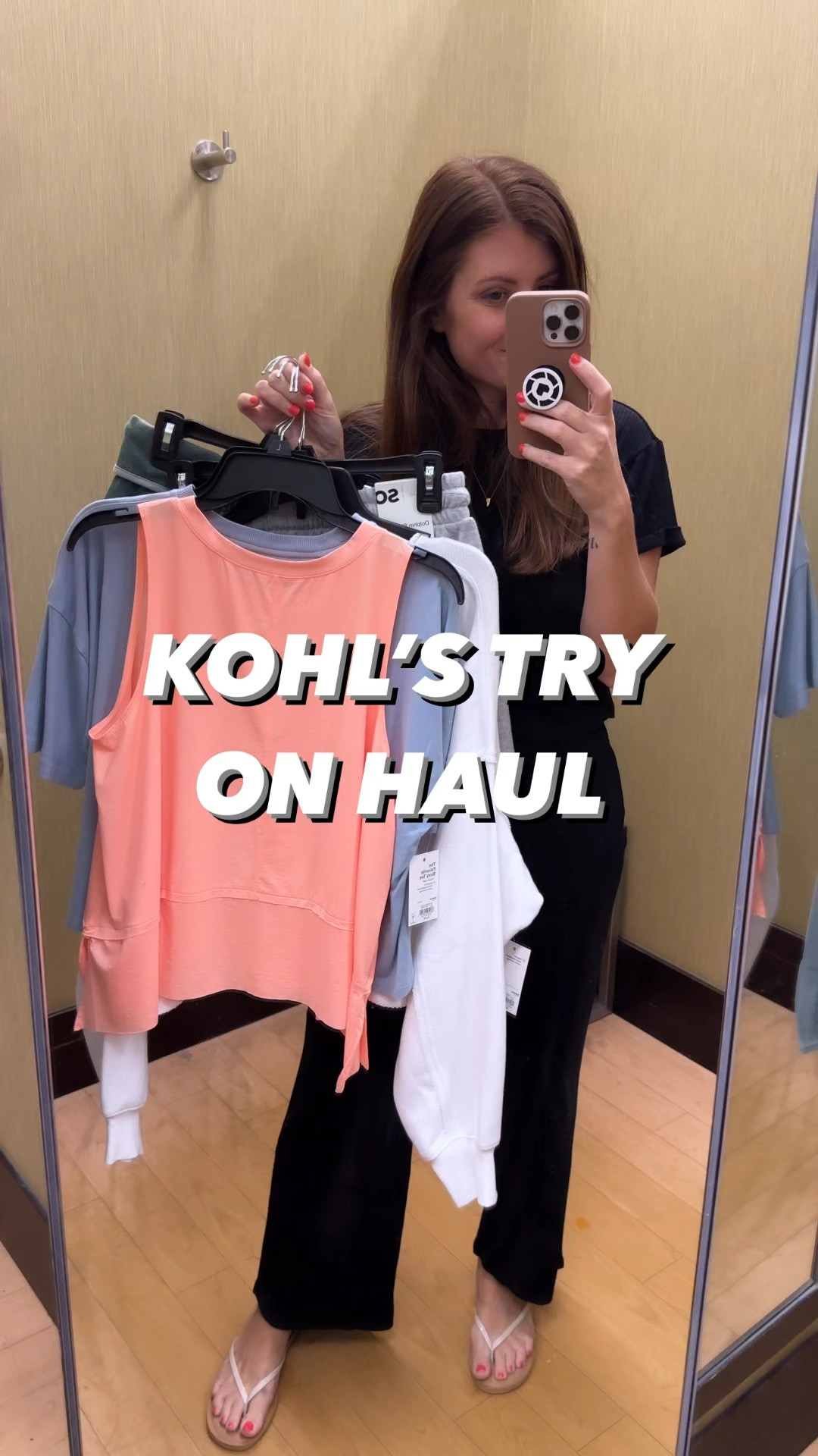 Kohls Try On Haul! You all know about my current Kohl’s kick! Sharing a handful of finds that I loved! So many similar FP finds too (but at much better prices)! 🙌🏼 All on sale!

What do you think came home with me?! 

Follow me for more affordable, fashion, and outfit ideas! 

Wearing: 
Lounge shorts – small
Oversized pull over – large 
Oversize boxy T – medium 
Flow tank – large but a medium would’ve been fine 
Jeans – size 4, but a size 2 
Crinkle shirt – medium 
Denim vest – medium 
Textured tank – medium 


#LTKStyleTip #LTKOver40 #LTKFindsUnder50