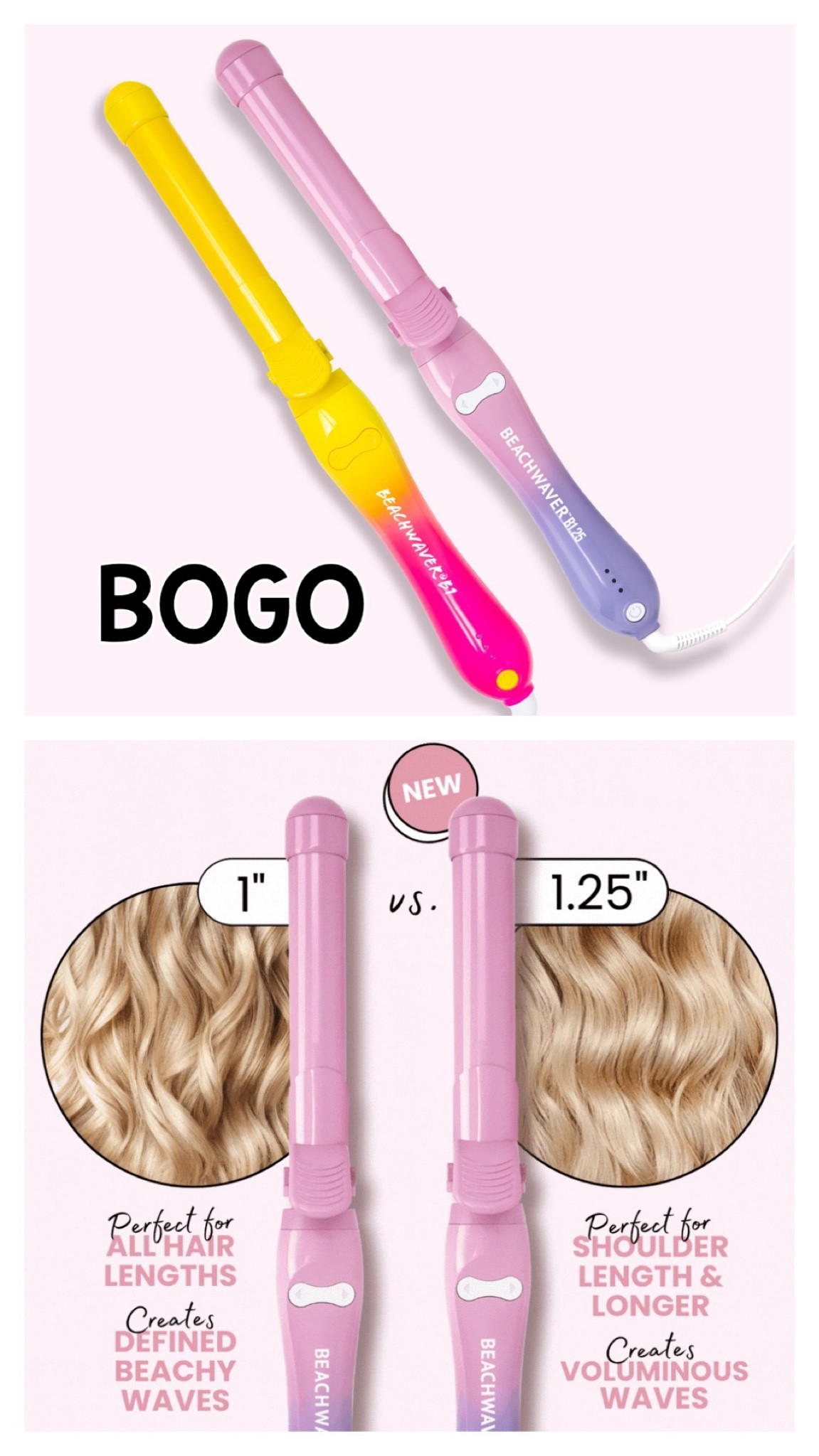 Buy a B1 get a B1.25 beach waver curling iron for free! Great deal! Mine isn’t nearly this cute but my daughter and I love it! 

#LTKFindsUnder100 #LTKSaleAlert #LTKBeauty