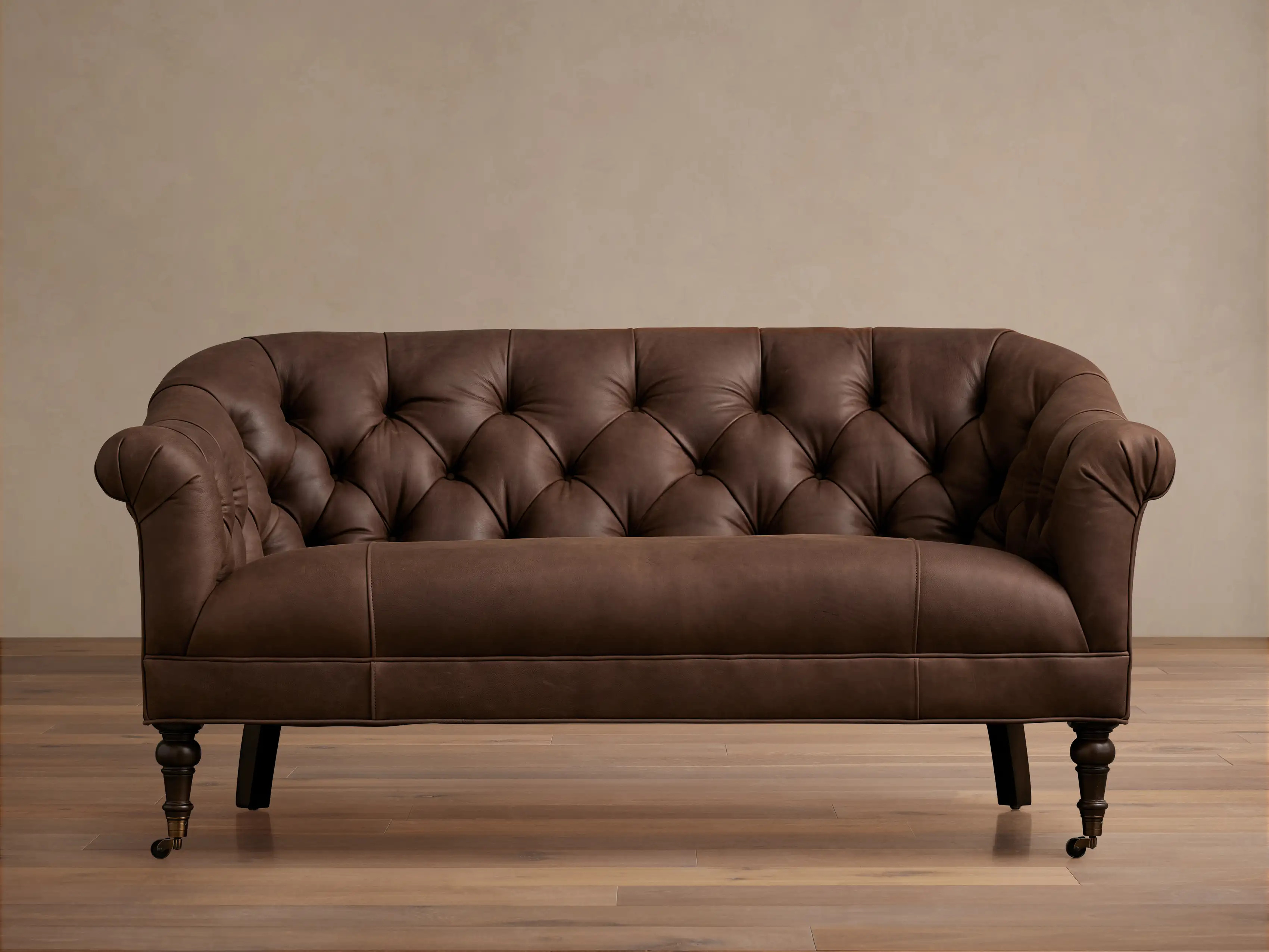Tangier Leather Settee | Arhaus