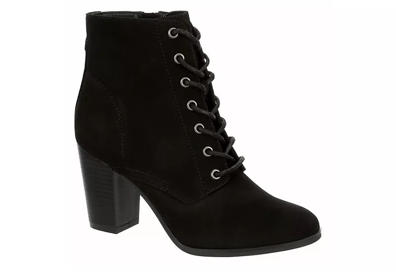 Xappeal Womens Karen Lace-up Boot - Black | Rack Room Shoes