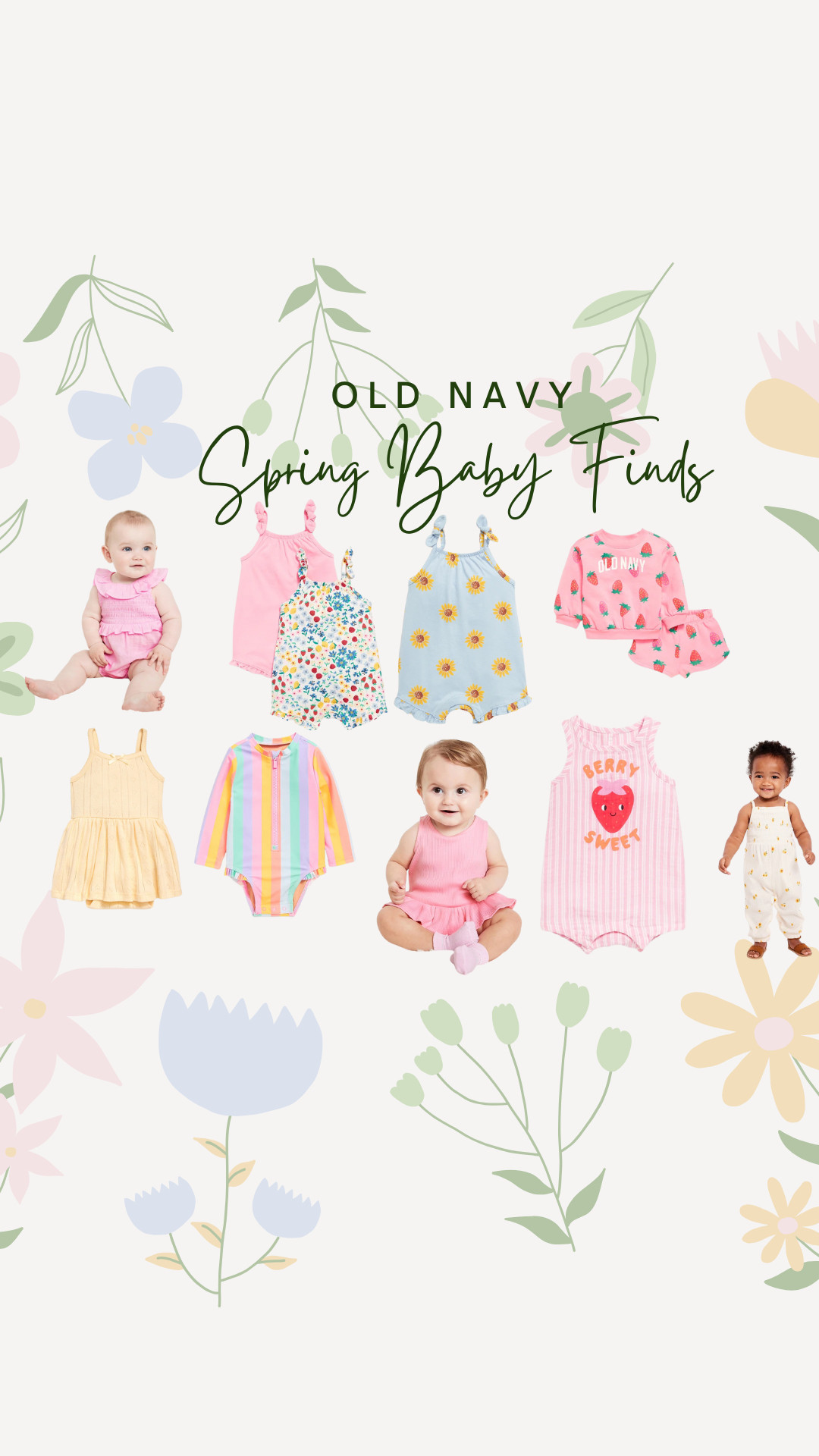 My most recent spring order for our 9 month old! We ordered size 6-12 months, she's almost 18 pounds and fits in sizes 6-12 months. We like to order a smidge bigger to ensure she can wear it longer.  

 #LTKSeasonal #LTKBaby #LTKKids