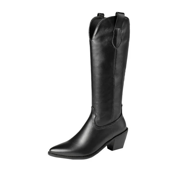 Deals of the Day,Tarmeek Boots for Women,Womens Boots Fall Winter Pointed Toe Long Tube High Heel... | Walmart (US)