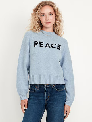 SoSoft Loose Graphic Sweater | Old Navy (US)