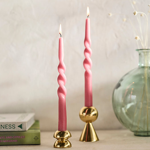 Twist Taper Candles, Set of 2 | Terrain