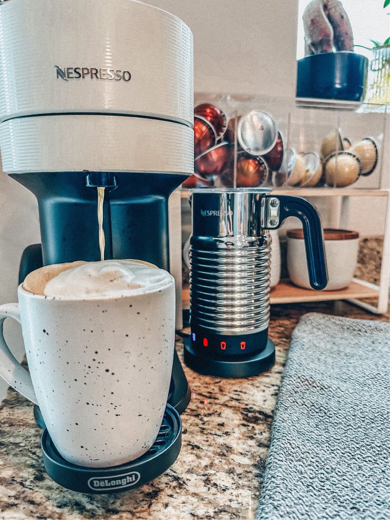 Coffee Bar - Espresso - Kitchen - Kitchenette - Home Decor - House Products - Nespresso Capsules - Flavors - Milk Frother - Organizer 

#LTKSeasonal #LTKfamily #LTKhome