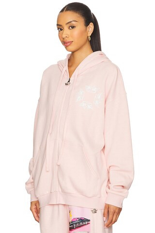 Just Fore You Harley Zip Hoodie in Pink | Revolve Clothing (Global)