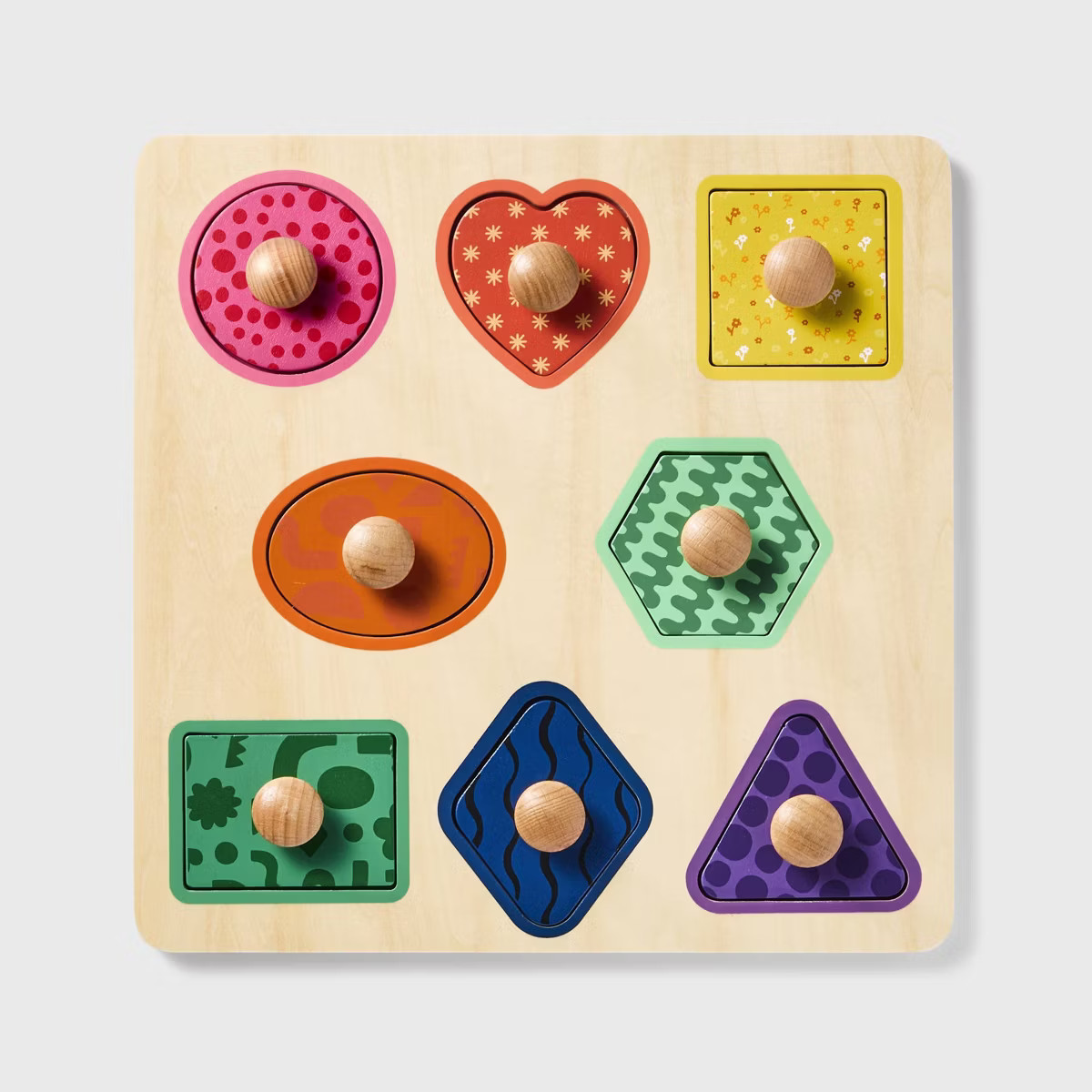 Chunky Shapes Puzzle -  21pc - Gigglescape™ | Target