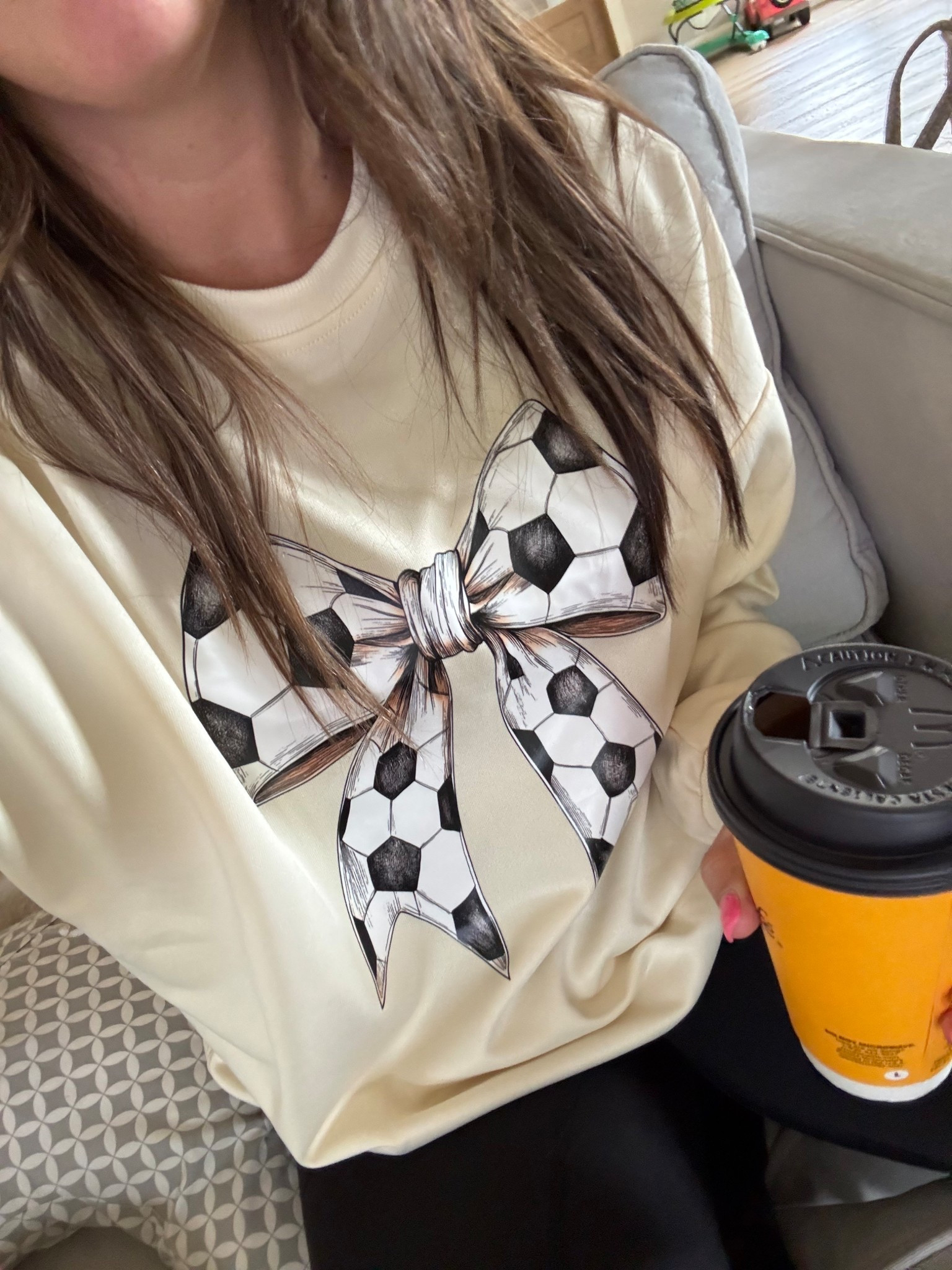 Soccer sweatshirt 

#LTKStyleTip #LTKSeasonal #LTKFindsUnder50