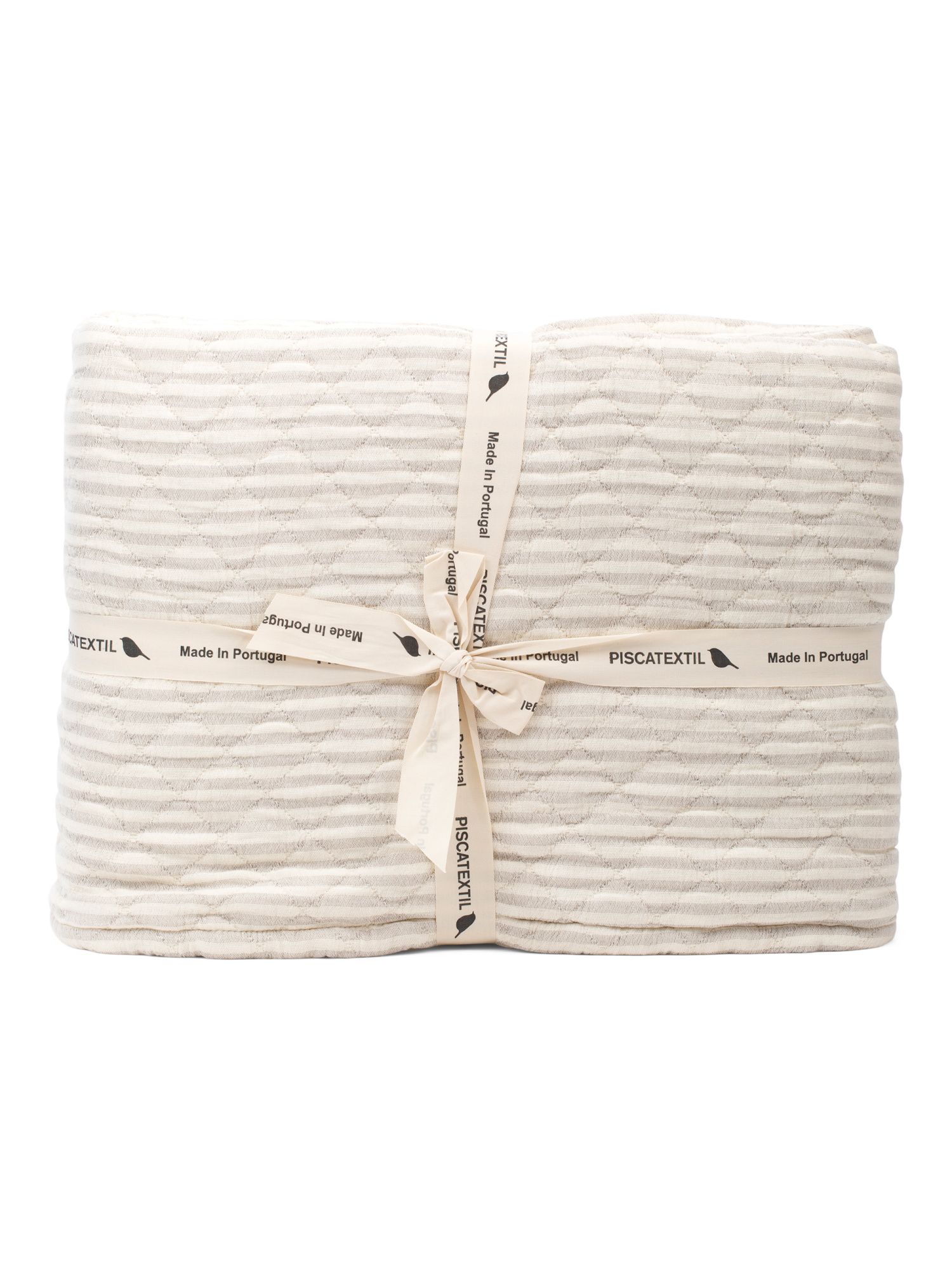 Cotton Striped Quilt | TJ Maxx