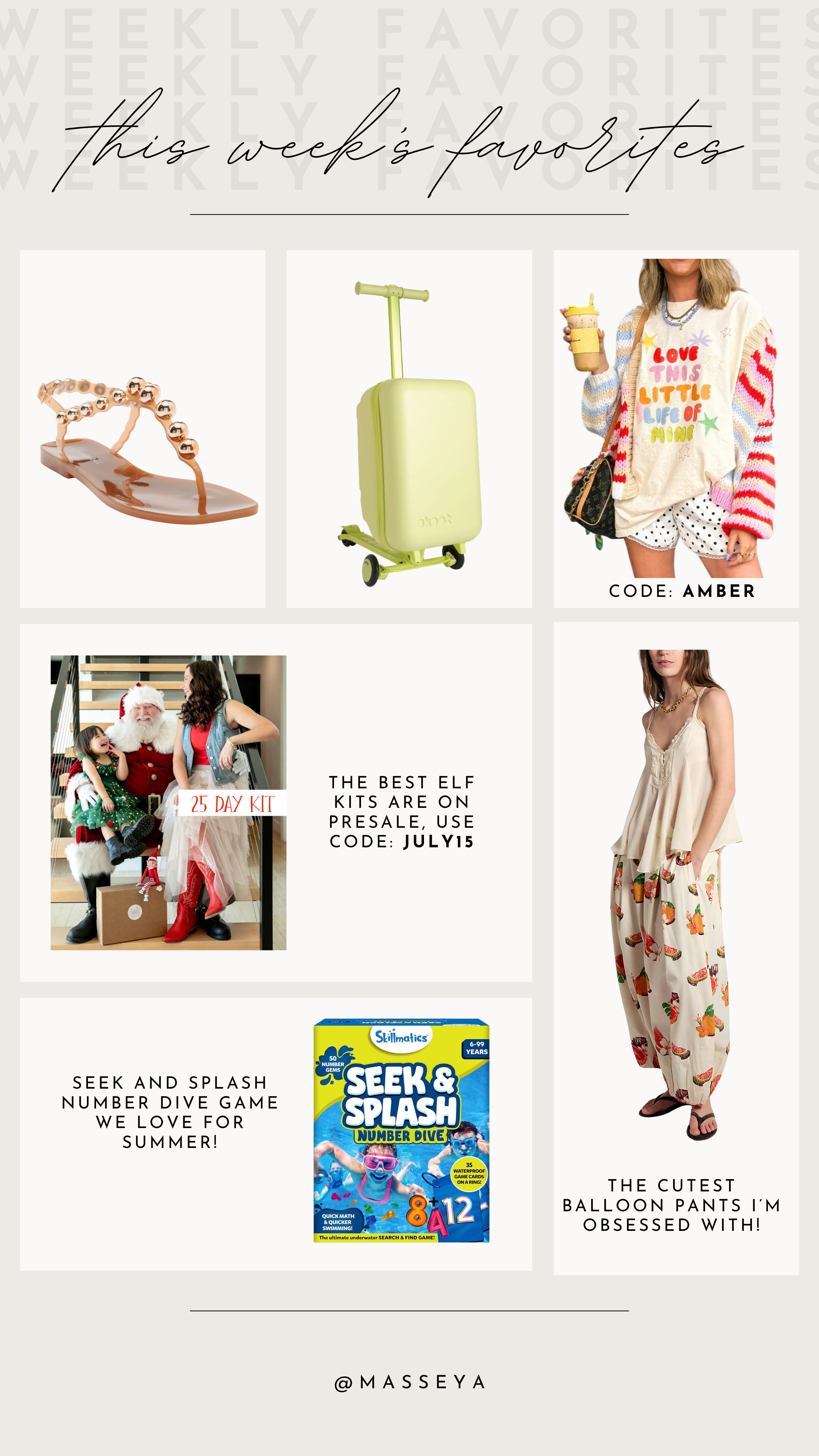 this weeks favorites!

weekly favorites, top sellers, summer finds, etta and east sweater, christmas kit 

 #LTKSeasonal