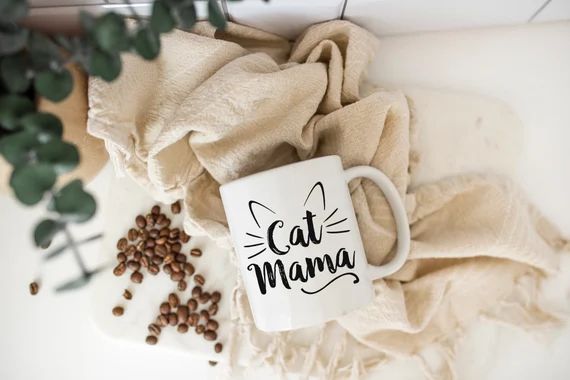 Cat Mom Mug - Cat Mama - Cat Mama Gift - Mom Mug - Mother's Day Gifts - Mug for Mom - Cat Coffee ... | Etsy (US)