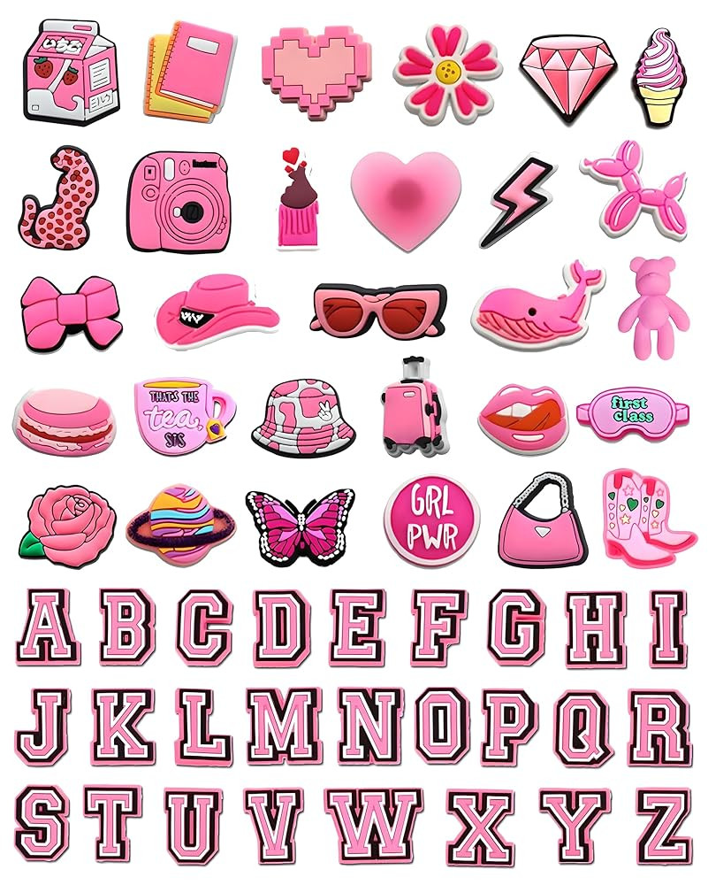 BOWNDY Multi-colored PVC Sports Cats Shoe Charms | Amazon (US)