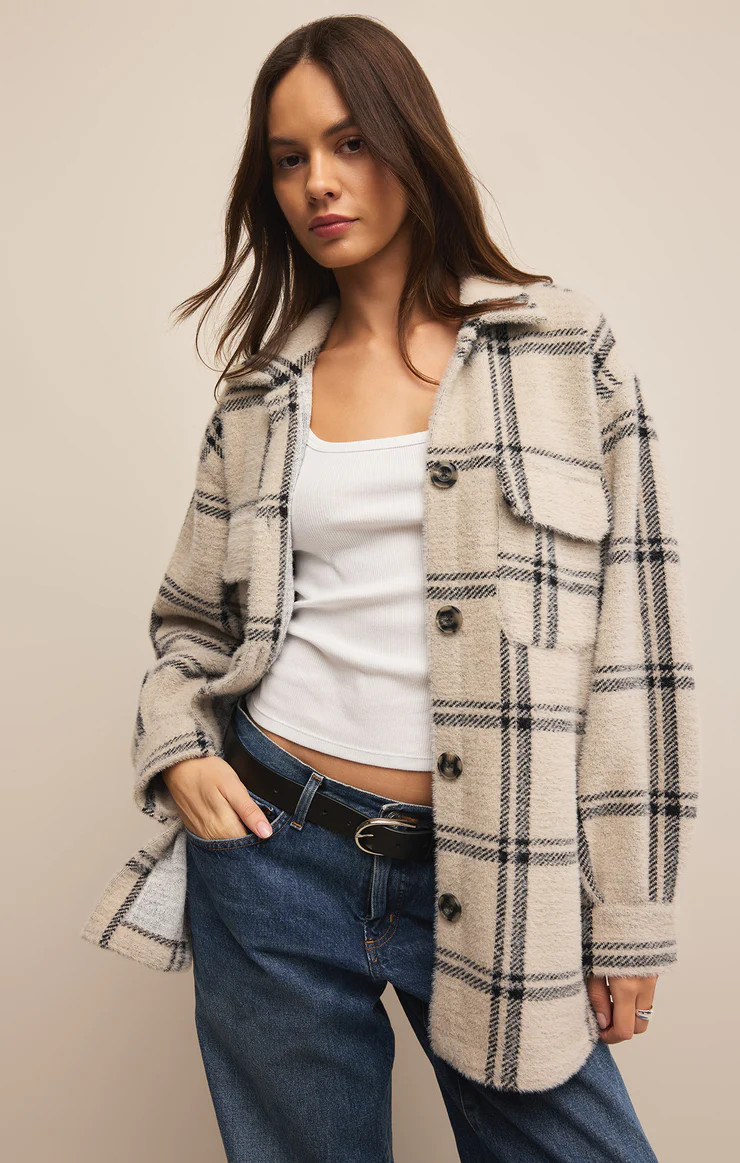 Plaid Tucker Shirt Jacket | Z Supply