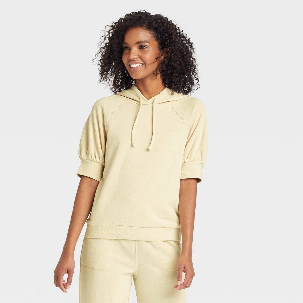 Women's Hooded Sweatshirt - Who What Wear Off-White XL | Target