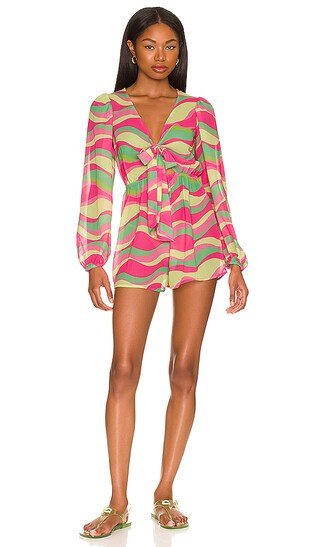 Lori Romper in 90s Wave | Revolve Clothing (Global)