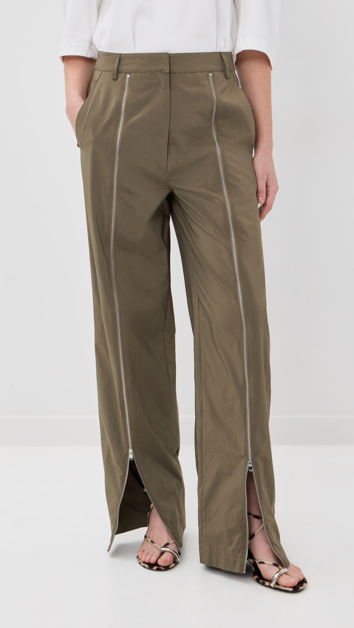 Nylon Zipper Trousers | Shopbop