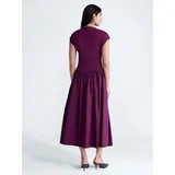Scoop Women’s Maxi Dress with Short Dolman Sleeves, Sizes XS-4X | Walmart (US)