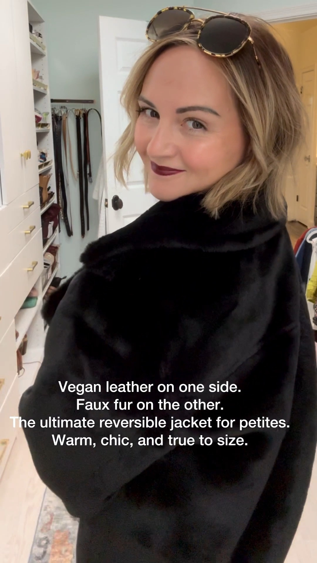 Red loafers, reversible faux fur and vegan leather jacket? Cozy sweater, too? 

Sign me up.

Also available in petite sizes!

#LTKSeasonal #LTKPetite #LTKStyleTip