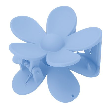 Big Flower Hair Clip Styling Flower Claw Clip Lightweight For Girls For Women Light Blue | Walmart (US)